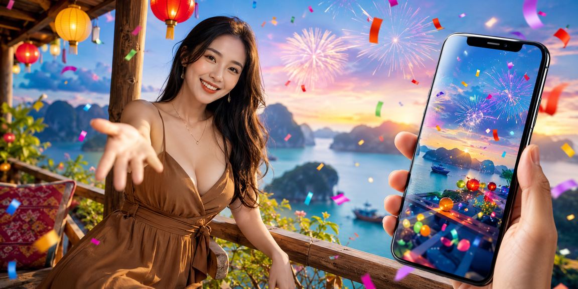 Người dùng Sa Pa mở live casino trên điện thoại trong không gian cà phê